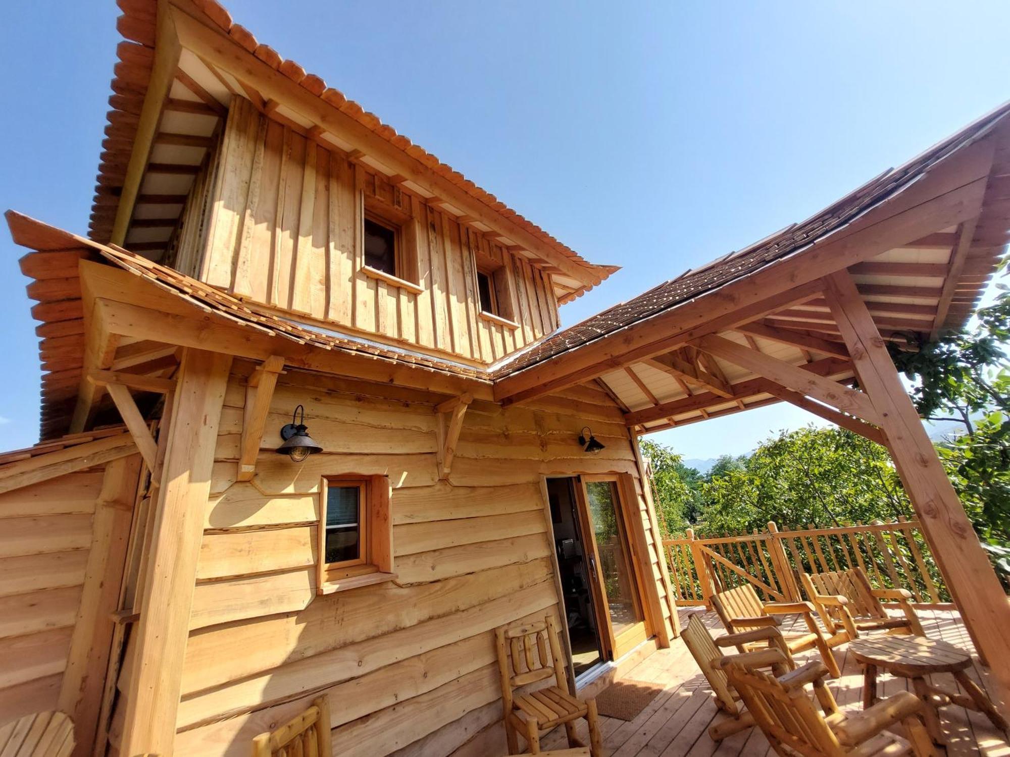 Roulottes Au Pied Du Vercors Hotel Saint-Jean-en-Royans Ngoại thất bức ảnh