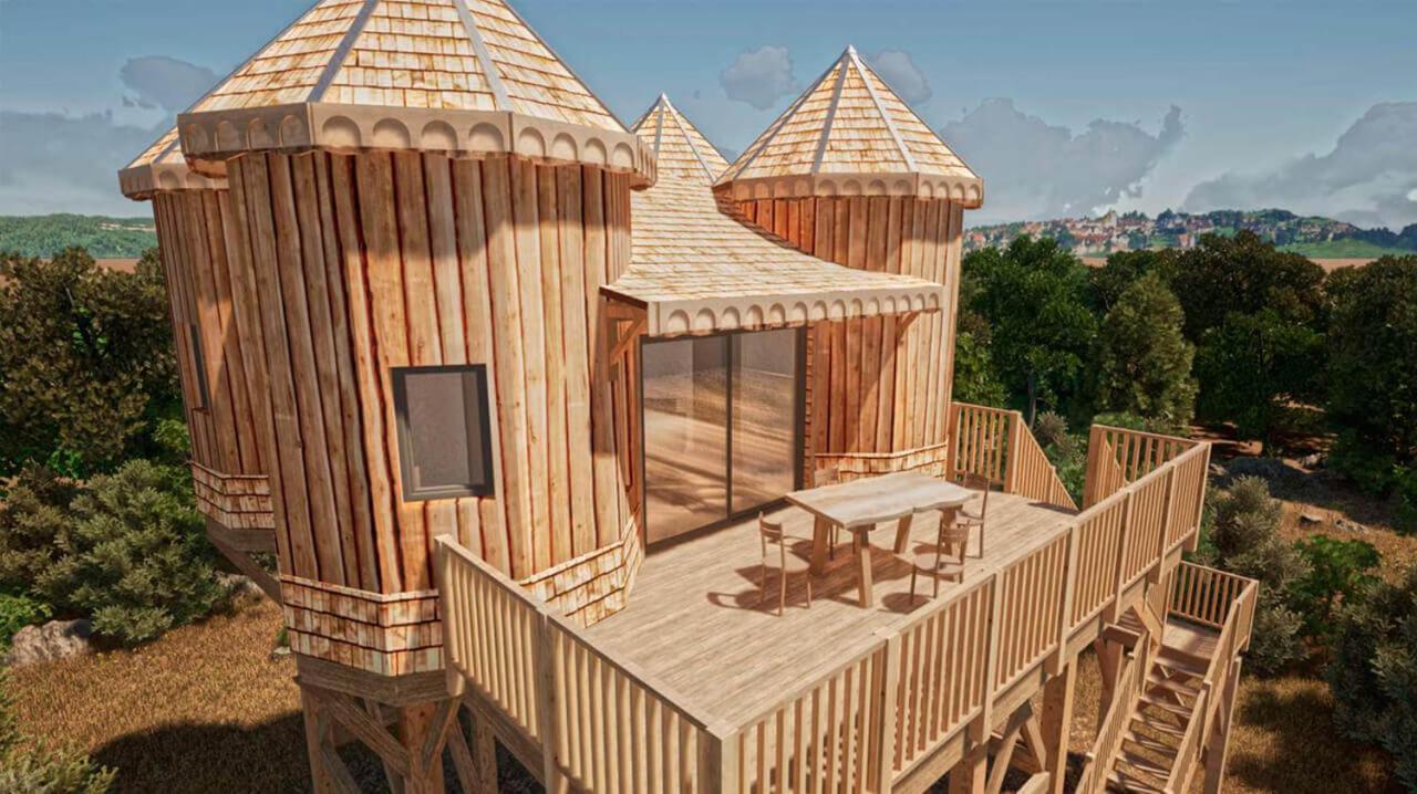 Roulottes Au Pied Du Vercors Saint-Jean-en-Royans Ngoại thất bức ảnh